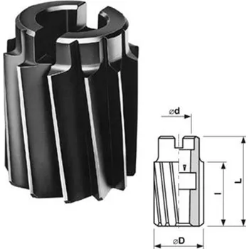 Výstružník Stim Zet 221432 41 H7 - Výstružník pr. 41x 56/40mm H7 strojní, nástrčný, upnutí pr. 19mm, HSS, počet zubů 12 šroubovice 7°