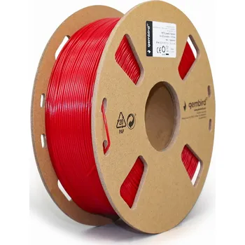 Filament GEMBIRD 3DP-PETG1.75-01-R, 3D filament, PETG, 1,75mm, 1000g, červená