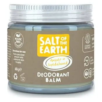 Salt-Of-The-Earth Deodorant Balm ( ambra a santal ) - Přírodní minerální deodorant 60 g