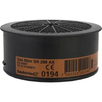 Plynová maska SUNDSTROM Filtr SUNDSTRÖM® SR 298 AX pro polomasky a celoobličejové masky F8025