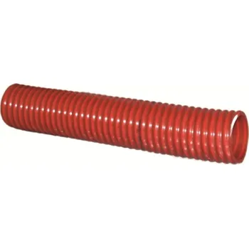 Zahradní hadice Plasline SPIROTEC PYROS 127/142 - Tlaková a sací hadice pro fekálie a kapaliny, -25°C až +60°C, červená