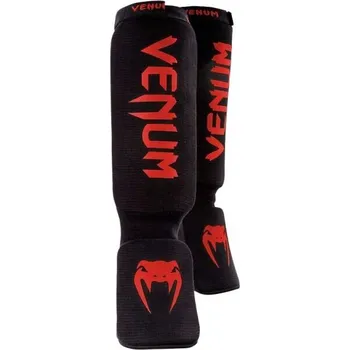 Chránič nohou Chrániče holení Venum KONTACT SHIN GUARDS L Černá, Červená