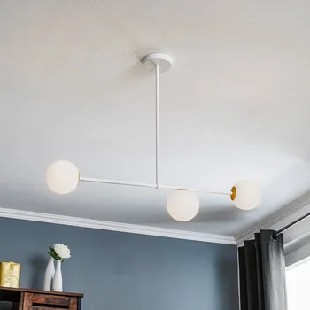 SIGMA Závěsné světlo Gama 3, tříramenné, bílé bílá, zlatá 3 x 12 W LED - Doprava zdarma