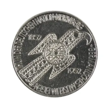 5 DM stříbrná mince Germanisches Museum BRD