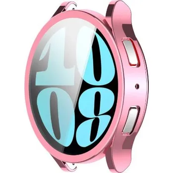 Příslušenství k chytrým hodinkám Silikonový kryt pro Samsung Galaxy Watch 6 40mm - Růžový