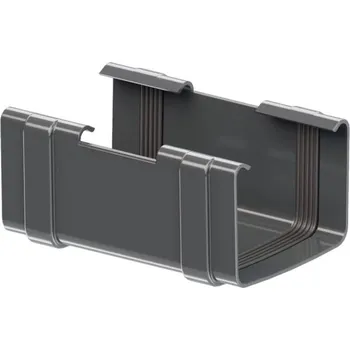 okap GuttaKROP žlabová spojka Varianta: guttaKROP žlabová spojka - 125 mm - antracit