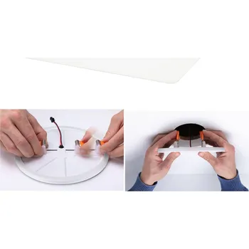 Lampička Paulmann Veluna Edge IP44 4000K dimm 20x20cm - Instalační otvor 6,8 až 18 cm bílá LED 17 W celkem - Doprava zdarma