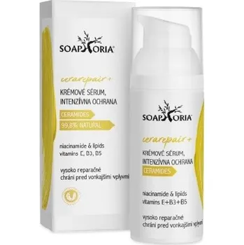 Pleťové sérum Soaphoria Cerarepair ceramidové krémové sérum na ochranu před vnějšími vlivy 50 ml