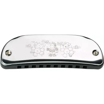 Hudební nástroj pro děti Goki Foukací harmonika 10 tónů