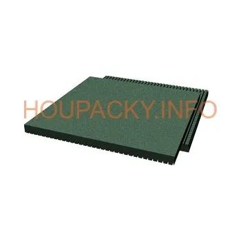 Venkovní dlažba Pryžová dlažba 500x500x30 mm (rastr 15 mm, zelená)