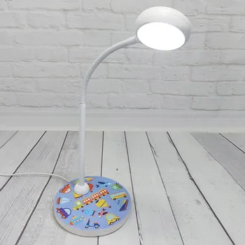 Lampička Niermann Standby Stolní lampa Fahrzeuge s flexibilním ramenem - kabelu se zástrčkou 150 cm bílá, multicolor 1 x 6 W LED - Doprava zdarma