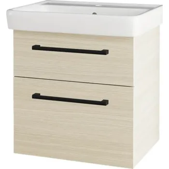 Koupelnový nábytek Koupelnová skříňka s umyvadlem Drevojas Oskar dub 54,5 x 56 x 43,6 cm