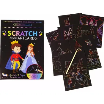 omalovánky Zdrapávací omalovánka pro děti – království