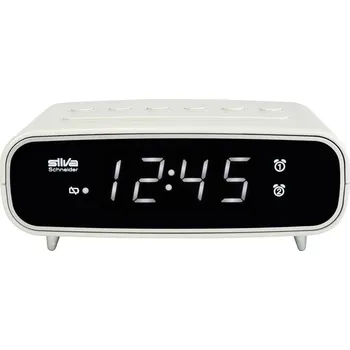 Radiopřijímač Silva Schneider UR 1024 241011 radiobudík, FM, FM, funkce alarmu, černá