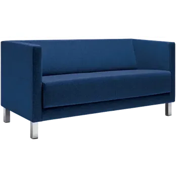 Sedací souprava VELA - 3H, křeslo, látka VX EV 10 - látka tmavě modrá