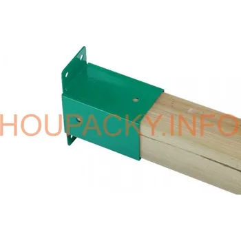 Dětská houpačka Nástěnný spoj pro houpačkový přístavek hranol 90x90mm zelený
