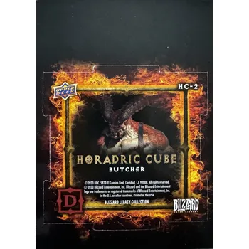 Sběratelská karetní hra Blizzard Horadric Cube 02/25 - Butcher - Upper Deck Stav: Near Mint, Verze: NORMAL