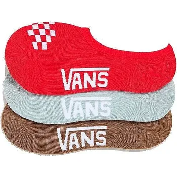 Dámské ponožky ponožky Vans Classic Canoodle 3 Pack - Racing Red 36.5-41