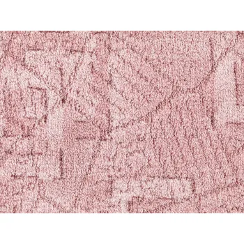 Koberec ITC Bossanova 62 bytový koberec šíře 4m, růžová 1 m²