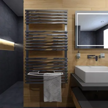 Radiátor Držák ručníků na otopné těleso, 600 × 80 × 220 mm - Bílá (KDBE134504235) HOPA