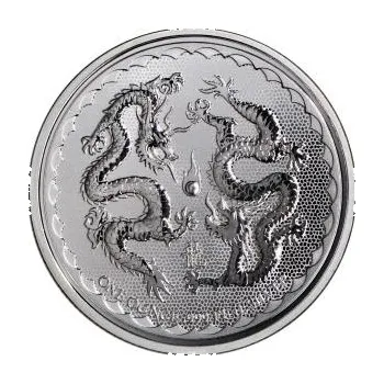 1 unce stříbrná mince Niue Double Dragon 2018