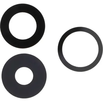 Náhradní díl pro mobilní telefon Čočka zadní kamery pro iPhone 14 Pro / 14 Pro Max HQ - černá - 3ks v sadě