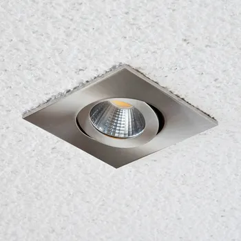 Lampička EVN PC20 vestavný hranatý fázový stmívač 3000K nerezová ocel vzhled nerezové oceli LED 6 W celkem - Doprava zdarma