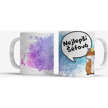 Hrnek Nejlepší Šéfová - Oranžová