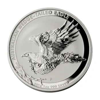 1 unce stříbrná mince Austrálie Wedge Tailed Eagle 2014
