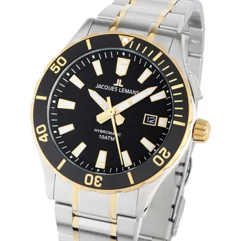Hodinky Jacques Lemans 1-2131F Hybromatic Mens Watch 42mm 10ATM