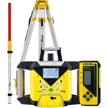 Měřící laser NIVEL Set rotačního laseru NL720G Digital + stativ SJJ4 + lať LS-24
