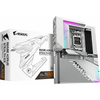 Počítač GIGABYTE MB Sc AM5 B650E AORUS STEALTH ICE, AMD B650, 4xDDR5, 2x HDMI, 1xUSB-C, WI-FI, E-ATX
