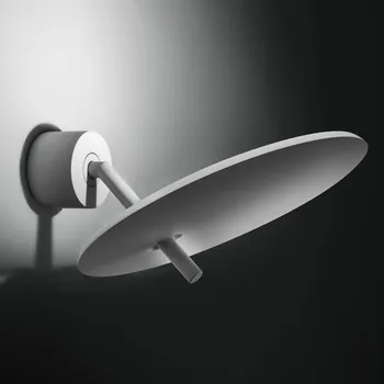 Lampička ICONE Lua - Designové nástěnné svítidlo s LED diodami - Nástěnný držák - Ø 6 cm, hloubka 4 cm bílá LED - celkem 30 W - Doprava zdarma