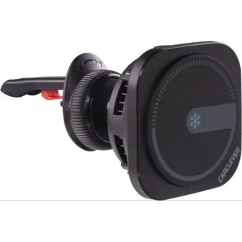 Držák do auta Magnetický držák s Qi dobíjením s aktivním chlazením do mřížky ventilace (MagSafe compatib