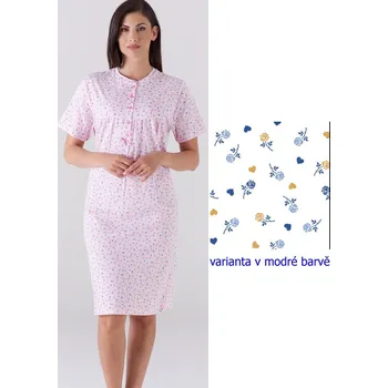 Dámská noční košile Dámská noční košile KARELPIU KC6027 Modrá 4XL