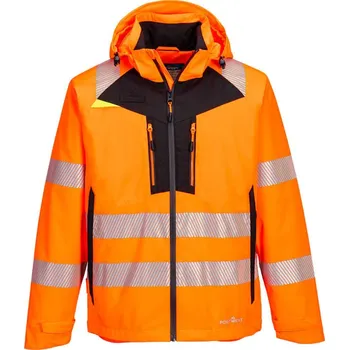 pracovní bunda PORTWEST Bunda DX462 Hi-Vis Shell, do deště, reflexní POR-DX462ORR5XL Oranžová 5XL