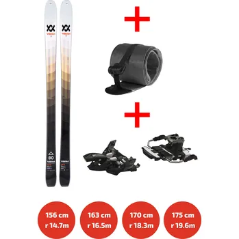 Skialpinistické vybavení VÖLKL SKIALPOVÝ SET Volkl Rise 80 + Marker Alpinist + pásy Délka: 156cm, Radius: r14,7m