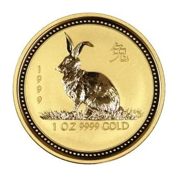 1/20 unce zlatá mince Austrálie Lunar I zajíc 1999