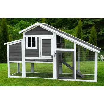 kurník MyAnimal kurin MH-32 - 186 x 62 x 114 cm Barva: šedá