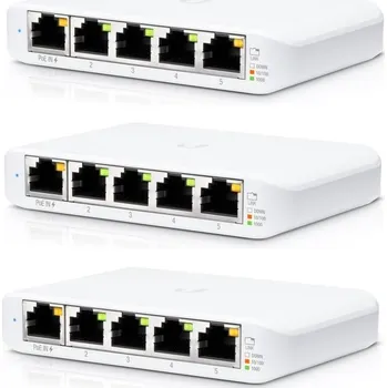 Síťový prvek Ubiquiti USW-FLEX-MINI-3 - UniFi Switch Flex Mini 3-pack