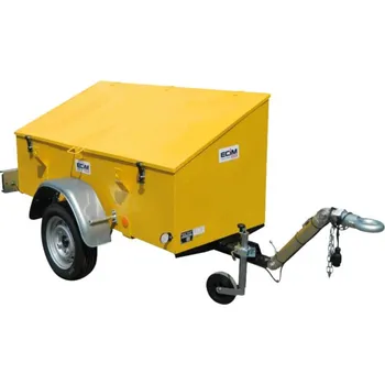 Přívěs k motorovému vozidlu ECIM Přívěs 750kg pro stavební nářadí, stavitelná oje oko+kloub