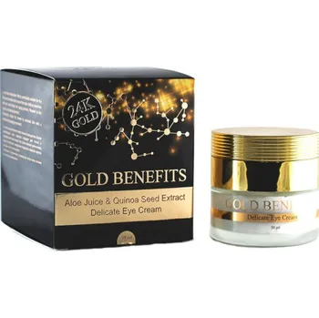 Péče o oční okolí Gold Benefits - Delikátní oční krém se šťávou aloe vera a extraktem semen quinoa