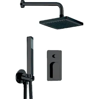 Sprchový set Sprchový podomítkový set ARNO, 14 - černá matná (10621) HOPA