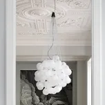 Luceplan Stochastic 2 700 K, 72 glóbů, opálově bílá nerezová ocel, hliník, opálová bílá LED 17 W celkem - Doprava zdarma