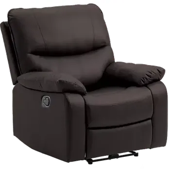 Křeslo TEXAS polohovací křeslo, ekokůže černá