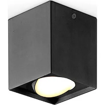 Lampička EVN Kardanus LED stropní světlo, 9x9cm, černá černá, čirá 1 x 10 W LED - Doprava zdarma