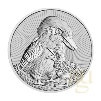 10 uncí stříbrná mince Austrálie Next Generation - Piedfort Kookaburra 2020