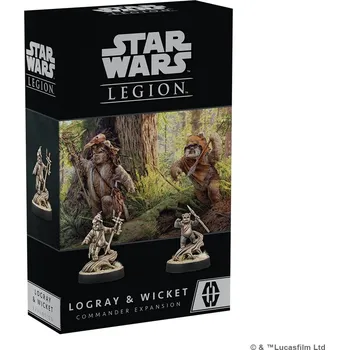 Desková hra Atomic Mass Games | Star Wars Legion: Logray & Wicket Commander Expansion