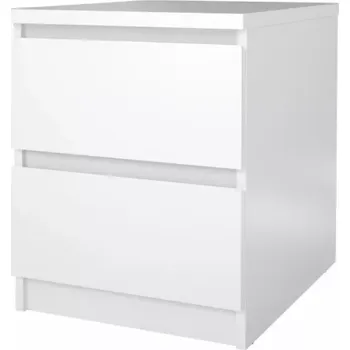 Noční stolek Noční stolek Simplicity 2s 230 - lesk Bílá lesk