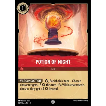 Sběratelská karetní hra Potion of Might 132/204 - Shimmering Skies Typ karty: Foil